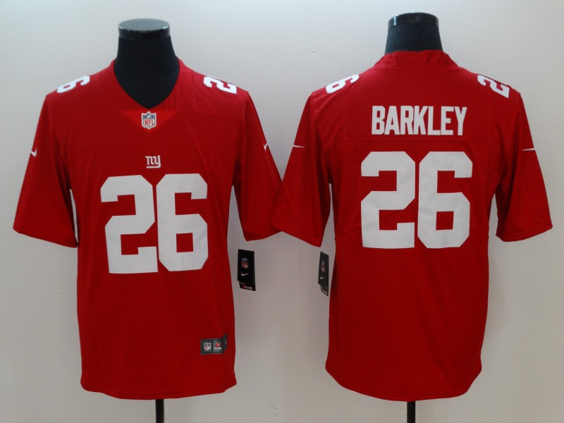 Men New York Giants #26 Barkley Red Vapor Untouchable Limited Playe NFL Jerseys->los angeles lakers->NBA Jersey